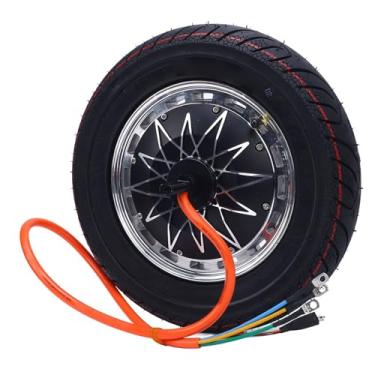 Imagem de Luocute Motor Cubo de 14 Polegadas, 48V a 72V 2000W a 5000W IPX6 Kit de Motor de Cubo de Roda de Impermeabilização IPX6, Liga de Alumínio Roda de Bicicleta Elétrica de Baixo Ruído para