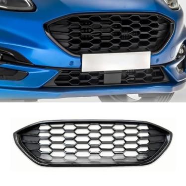 Imagem de Kit de carroceria de grade decorativa para para-choques de carro Grade de corrida compatível com PUMA ST line 2019-2024 Parte externa (superior)