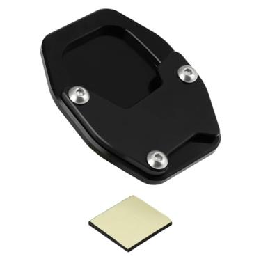 Imagem de SING F LTD Apoio para os pés modificado para motocicleta com almofada antiderrapante de liga de alumínio compatível com Honda X-ADV 750 NC750X/DCT Forza 750/NS7750, preto