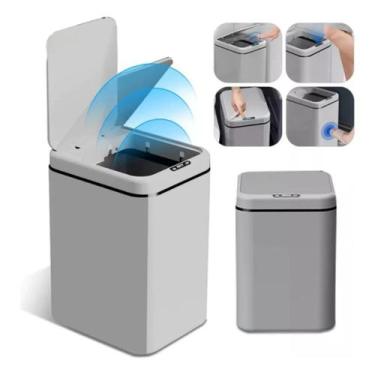 Imagem de Lixeira Inteligente com Sensor de Movimento Praticidade e Higiene no D
