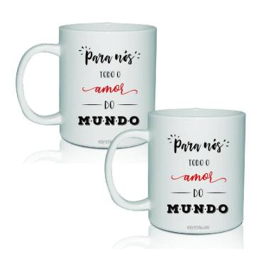 Imagem de Kit 2 Canecas Acrílico Para Nós - Para Dia Dos Namorados