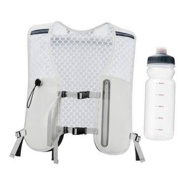 Imagem de menolana Colete de hidratação, mochila de corrida, mochila refletiva para caminhada, colete de caminhada, bolsa esportiva para escalada e caminhada, Cinza