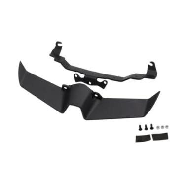 Imagem de Generic Spoiler dianteiro de motocicleta, painel de carenagem defletor de vento para MT 10 MT 10 SP, Preto