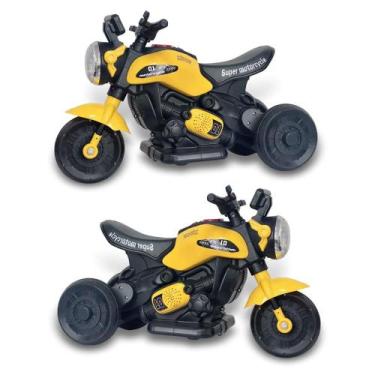 Imagem de Combo 2 Mini Motos Elétricas Triciclo Infantil Zippy 6V com Som e Músi
