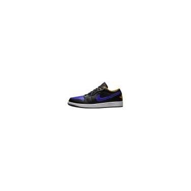 Imagem de Nike Tênis de basquete feminino Air Jordan 1 Low Shoes, Preto, 40
