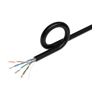 Imagem de Cabos Direct Online CAT5e 1000FT Outdoor 24 AWG 350MHz Cabo UTP Fio Sólido Direto Burial UV (Cat5e, Sem blindagem (UTP))