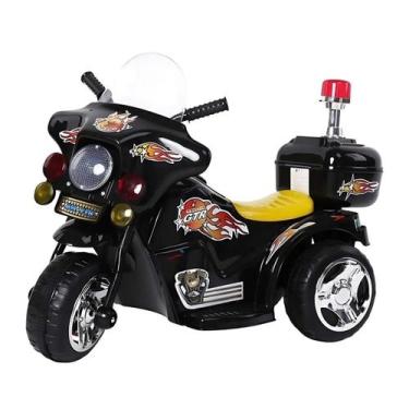 Imagem de Mini moto eletrica policia 6v preto (bw006)- importway