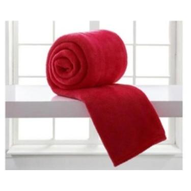 Imagem de Manta Cobertor Solteiro MIcrofibra Toque Macio Lisa 1.80 x 2.00 - Ravi