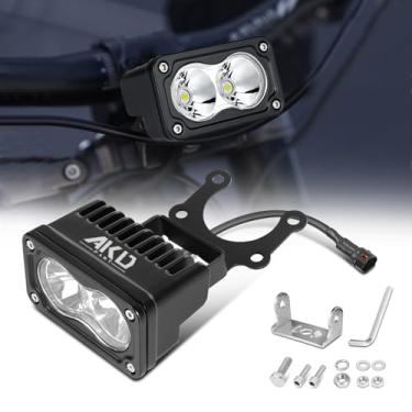 Imagem de AKD Part Kit de farol para Sur-Ron Segway X260 7,6 cm 20W Spot CREE LED Pods Luzes para Dirt Bike Motocicleta Surron