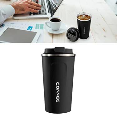 Imagem de Yinhing Viaje Caneca de café, Cofre de café Com Tampa de Temperatura Inteligente Exibir Xícara de, Xícara de Em Aço Inoxidável, Copo de de Isolamento Com Copos de Reutilizáveis Com Tampas para