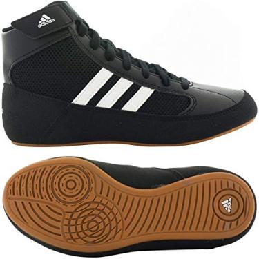 Imagem de adidas Tênis masculino HVC Wrestling, preto, 41