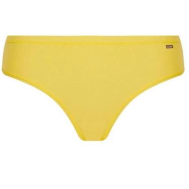 Imagem de Calcinha Biquíni Loba 40353-001 Clássica em Algodão - Lupo, M, Amarelo