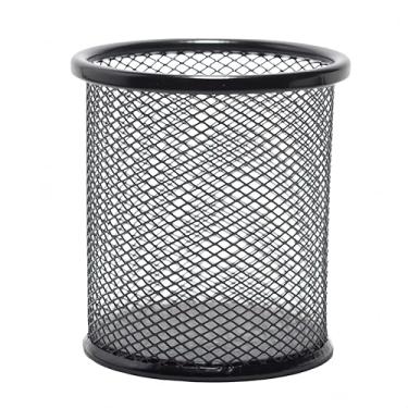 Imagem de Porta-Lápis Caneta Lápis Redondo Metal Aramado(6,Preto)
