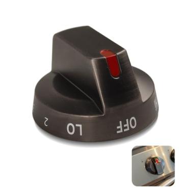 Imagem de HLZDS Botão de substituição de fogão a gás DG64-00975A 001, 1 pacote com 1 puxador de forno de metal compatível com Samsung NE/NX9000T NX60T8511SS/AA NX60BB871112AA NX60T8511SG/AA puxadores de fogão a