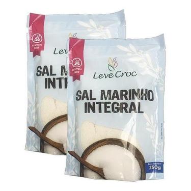 Imagem de Kit 2X: Sal Marinho Integral Leve Croc 250G - Leve Crock