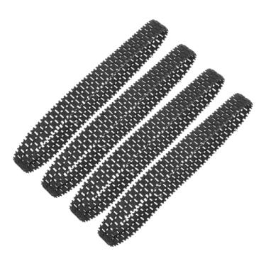 Imagem de FOYTOKI Replacement DIY Tank Tracks 4 Pieces Rubber for Model Tank Easy to Install Toy Tank Treads
