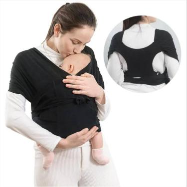 Imagem de Canguru Bebe Passeio Canguru Bebe Canguru Wrap Sling Rosa