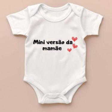 Imagem de Body Bebê Reborn Bodie Personalizado Versão Mamãe Roupa Infantil Confo