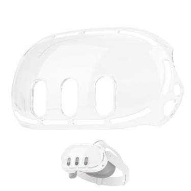 Imagem de Capa Protetora de Lente para Meta Quest 3, Capa Protetora Rígida de ABS Transparente Resistente a Arranhões e Impactos Proteção para Câmera Fone Ouvido VR
