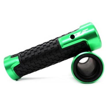 Imagem de Acessórios de motocicleta Alumínio CNC Pegas de Mão Tampa de Extremidade da Barra Compatível com Y&AMAHA YZF R1 YZF R6 YZFR6 YZF R125 YZFR15 R25 YZF R3 YZF YZF (A-Verde)
