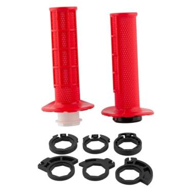 Imagem de Cabo de freio de gel para guidão de borracha com câmera de encaixe compatível com EXC CRF YZF KXL 7/20.3 cm motocicleta off-road Dirt Bike (vermelho)