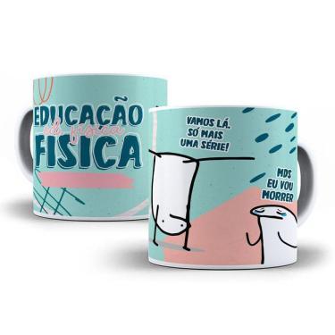 Imagem de Canecas Flork Profissões Educação Física + Chaveiro Presente