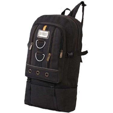 Imagem de Mochila lona reforçada masculina viagem escola 3486