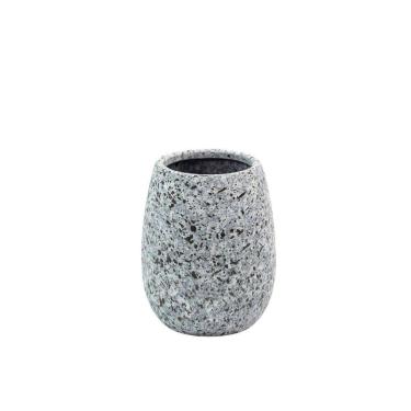 Imagem de Porta-escova em cerâmica granilite cinza