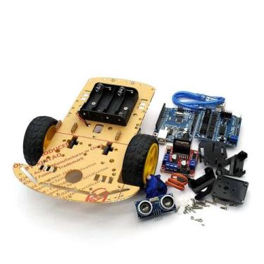 Imagem de Kit Chassi 2WD com Componentes DIY Educacional para Robótica - RoboBui