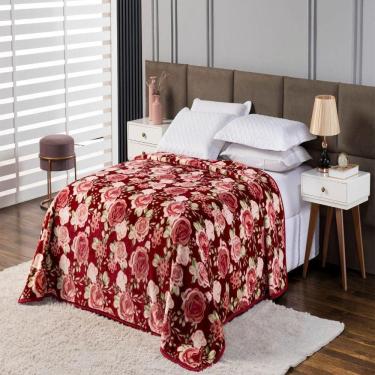Imagem de Cobertor Solteiro Etruria Bonno Rosas 150X220