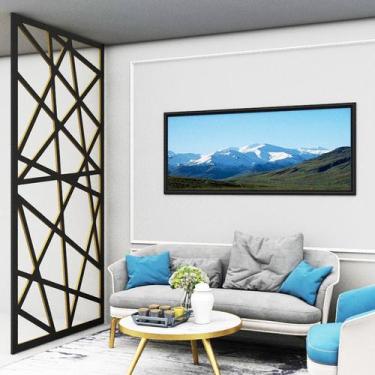 Imagem de Painel Vazado Divisória MDF Roma Preto - Decore Painéis e Divisórias, 