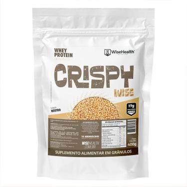 Imagem de Whey Protein Crocante 400g Crispy Wise – Suplemento Proteico com Textura Única | WiseHealth-Unissex