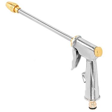 Imagem de ZJchao Bocal de Mangueira de Jardim, Pistola de Pressão de Lavagem, Pistola de Pulverização de água, Mangueira Longa, Bico de Latão, Lavagem Ajustável, de Rega de Jardim