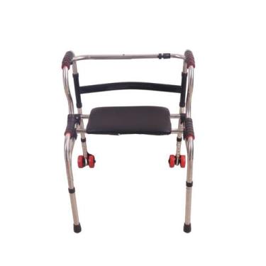 Imagem de Andador Curvo Dobrável Com Assento E Rodas Winner.med