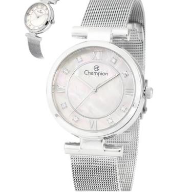 Imagem de Relógio Champion Feminino cor Prata CF24671Q QTZ Original