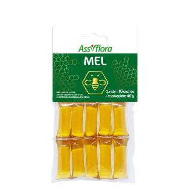 Imagem de Mel Assiflora Sachê 10 Unidades de 40g