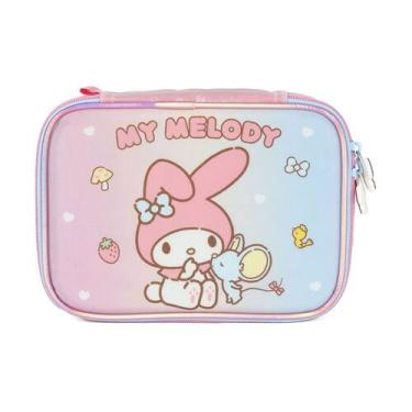 Imagem de Estojo Box My Melody Hello Kitty 100 Pens Meninas Escolar - Luxcel, Ro