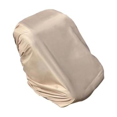 Imagem de KiBcsLic Capa protetora para assento de bebê em carro, proteção solar à prova d'água, protetor solar Oxford, à prova de poeira, para viagens rodoviárias, Cáqui