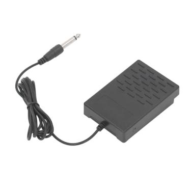 Imagem de Cryfokt Pedal Momentâneo, ABS e Metal Altamente Sensível Universal Sustain Pedal Company Compacto para Sintetizadores (Preto)