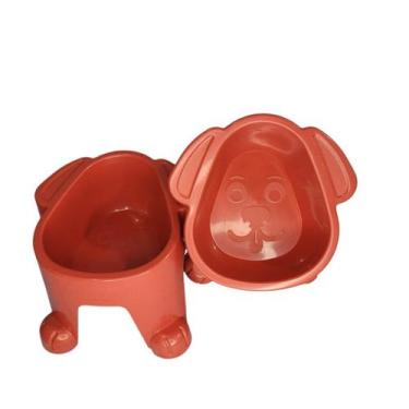 Imagem de Comedouro e Bebedouro Postura São Benedito ALTO 300 ml, VERMELHO, UN