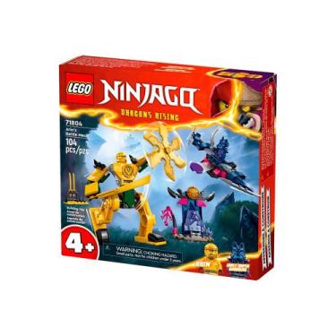 Imagem de Lego Ninjago Robô De Combate Do Arin 71804 - 104 Peças, Amarelo
