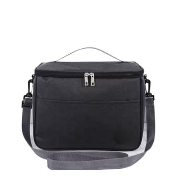 Imagem de Bolsa Térmica Portátil Com Isolamento Térmico De Desenho (PRETO-B380)