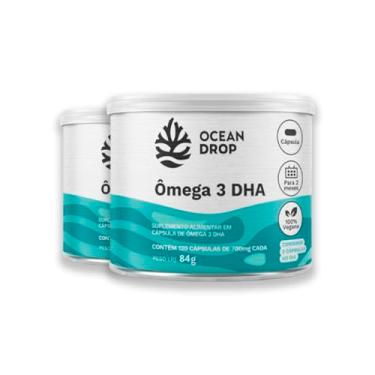 Imagem de Kit 2 Ômega 3 DHA Vegano Ocean Drop 120 Cápsulas