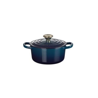 Imagem de PANELA REDONDA LE CREUSET 16CM SIGNATURE AZUL AGAVE 21177164220450