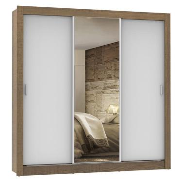 Imagem de Guarda Roupa Lyon 3 Portas Correr 1 Espelho 2 Gavetas Madesa