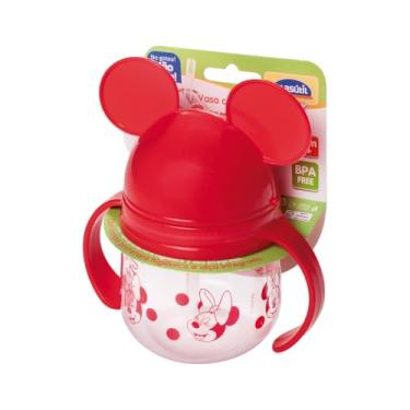 Imagem de Caneca Treinamento com canudo de silicone retrátil Minnie 260 ml Plasútil