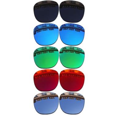 Imagem de Vonxyz Conjunto de 5 lentes de substituição para óculos inteligentes Ray-Ban Meta Wayfarer RW4008 53 mm Combo Pack