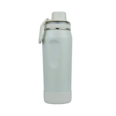 Imagem de Garrafa Térmica Inox 500ml com Alça, Tampa Vedada e Base Antiderrapant