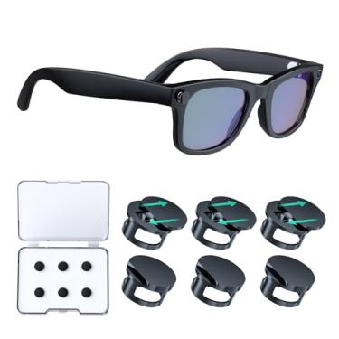 Imagem de Capas de bloqueio de luz LED ajustáveis para RayBan Meta Wayfarer, Skyler, Oakley, acessórios de headliner, capa de LED de plástico para óculos Meta, luz de bloqueio fácil ao gravar, funcional durante