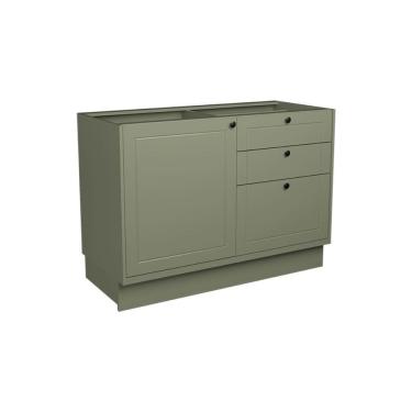 Imagem de Balcão De Cozinha évora Ph 3117 C- 1 Porta 3 Gavetas E Divisor De Talheres S- Tampo 120cm Verde - Herval